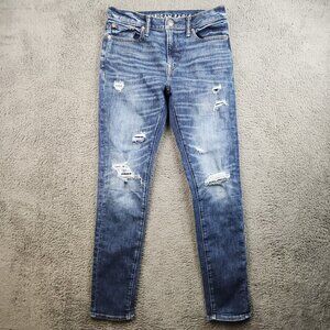 American‎ Eagle AE Athletic Skinny Men's 30x34 AirFlex+ Temp Tech Stretch Dark
